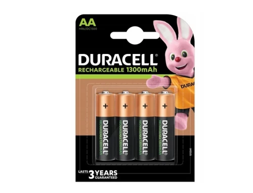 Akumulatorki Rechargeable R6 AA 1300 mAh 4szt Duracell_92431