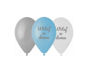 Balony Witaj w domu Gemar 6 szt. 12” 30 cm Godan