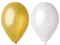 Balony metaliczne Złote i perłowe 25 cm 100 szt. Gemar_92682