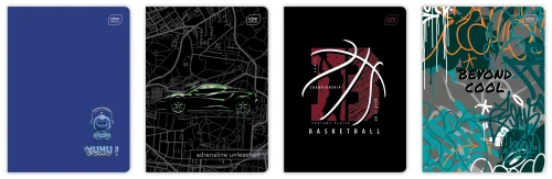 Zeszyt A5 boys kratka 32 kartek 1szt mix Interdruk_92924