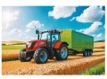 Puzzle Traktor z przyczepą 100 elementów Trefl_92950