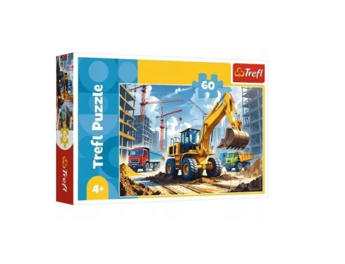 Puzzle Koparko-Ładowarka 60 elementów Trefl_92973
