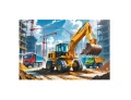 Puzzle Koparko-Ładowarka 60 elementów Trefl_92972