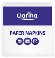 Serwetka ząbkowana biała 15 x 15cm 200szt Clarina_92963