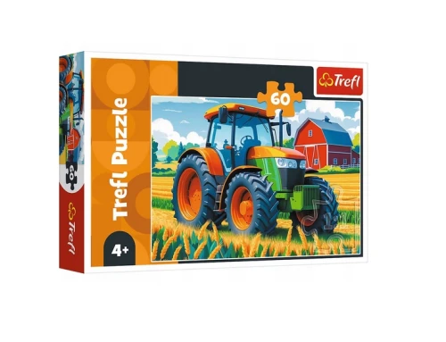 Puzzle Pojazd Rolniczy 60 elementów Trefl_92976