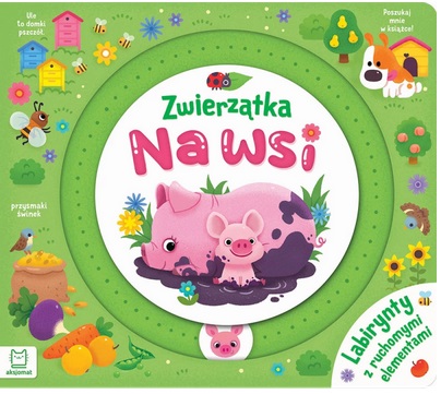 Zwierzątka na wsi Labirynty z ruchomymi elementami Aksjomat_93180