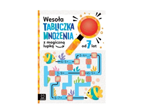 Wesoła tabliczka mnożenia z magiczną lupą 7+ 4277 Aksjomat_93260