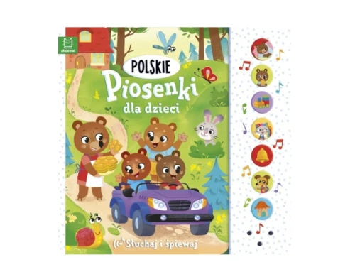 Polskie piosenki dla dzieci. Słuchaj i śpiewaj. Wydanie II 3556 Aksjomat_93268