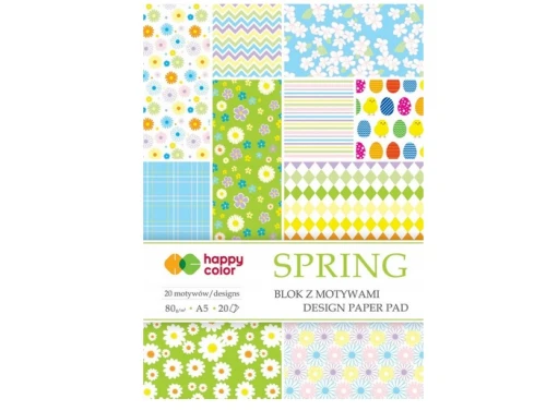 Blok z motywami SPRING A5 3808 1520 S20 Happy Color_90135