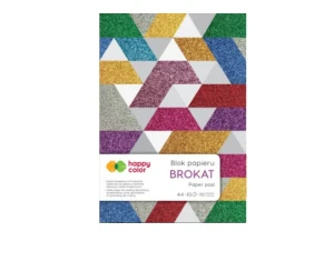Blok A4 brokatowy 10 arkuszy Happy Color