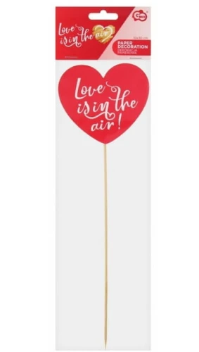 Dekoracja na tort  serce love is in the air Godan_76768