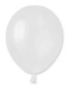 Balony metaliczne Perłowo-Białe 13 cm 100 szt Gemar _93382