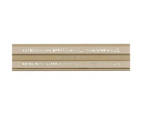 Szablon cyfrowo-literowy 2-2,5 mm Koh-I-Noor_93411