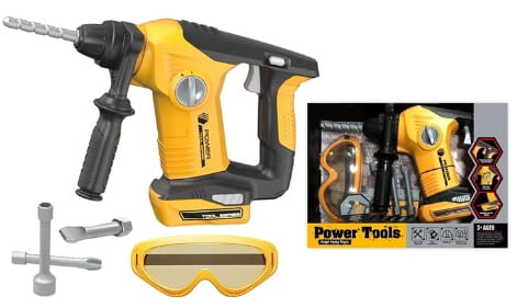 Zestaw narzędzi Power Tools Wiertarka z goglami ochronnymi Artyk_93653