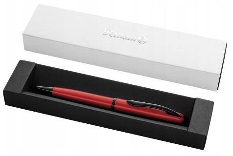 Długopis jazz noble elegance czerwony z etui Pelikan_93776
