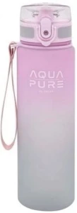 Bidon Aqua Pure 600ml szaro różowy Astra
