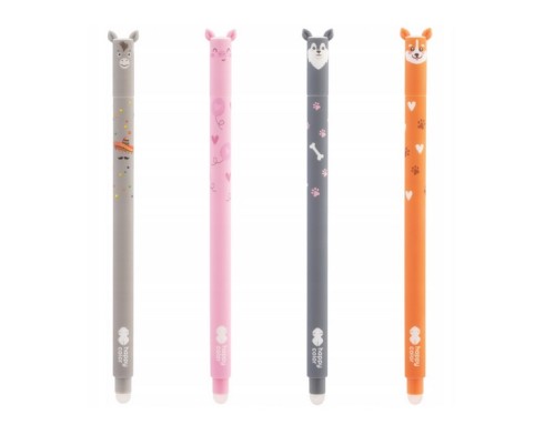 Długopis ścieralny Uszaki Babe 0.5mm niebieski Happy Color_93909