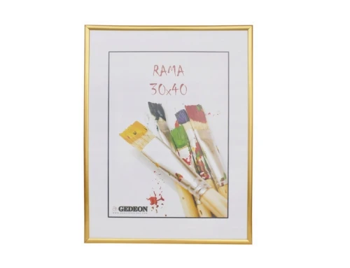 Ramka plastikowa złota 30×40 cm Gedeon_93951
