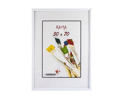 Ramka plastikowa biała 50×70 cm Gedeon_93955