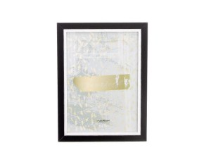 Ramka drewniana czarno-srebrna 21×29,7cm Gedeon