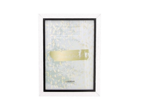 Ramka drewniana biało-czarna 21×29,7cm Gedeon_93975