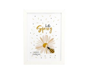 Ramka drewniana biała 21×29,7cm Gedeon