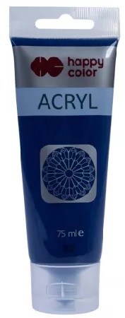 Farba Happy Color 75ml Tubka Granatowa_94116