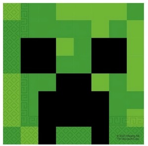 Papierowe serwetki Minecraft 20 szt Godan_94150