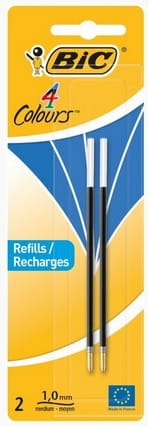 Wkład 4 Colours Oryginał niebieski 2 szt Bic_94276