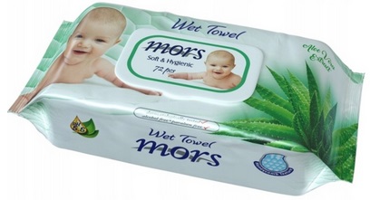 Chusteczki nawilżające dla dzieci aloes 72szt Mors_94307