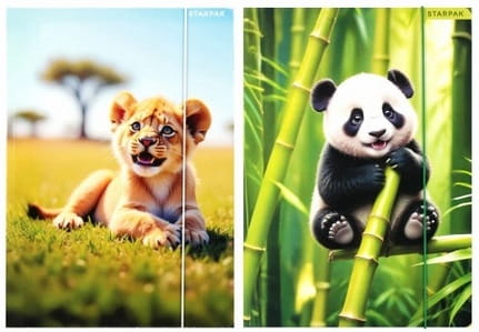 Teczka z gumką A4 wild animal Starpak_94415