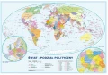 Podkładka na biurko Mapa Świata dwustronna Kreska_94565