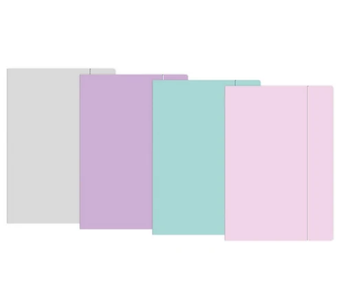Teczka z gumką A4 Mix Pastel Interdruk _61315