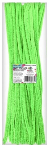 Druciki dekoracyjne 0,6x30cm jasnozielone 50 szt Titanum_94642