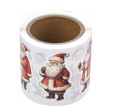 Naklejki na rolce Mikołaj Xmass 250 szt. Titanum_94669