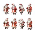 Naklejki na rolce Mikołaj Xmass 250 szt. Titanum_94670