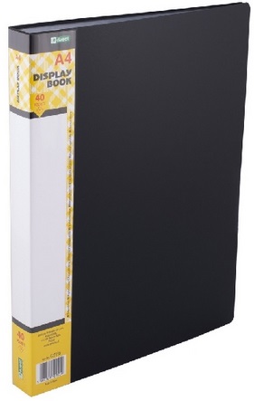 Teczka ofertowa czarna A4 40 koszulek D.Rect _94735