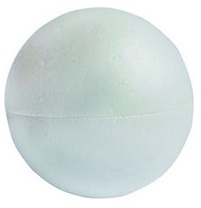 Ozdoba Dekoracyjna Styropianowa Bombka 1szt Craft with Fun
