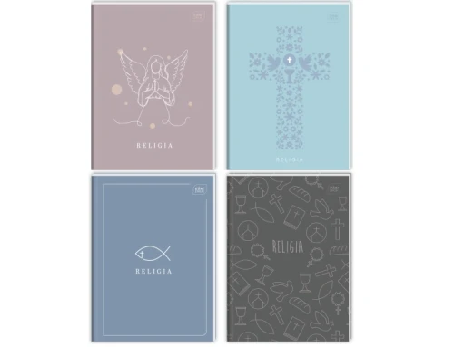Brulion A5 kratka 64k Religia twarda oprawa Interdruk_73069