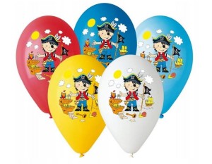 Balony Pirat 5 szt.12” 30 cm Godan