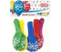 Balony Happy Birthday kolorowe 5 szt.12” 30 cm Godan_95027