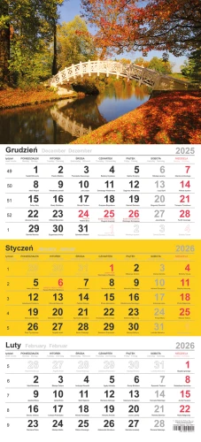 Kalendarz trójdzielny T-106T-09 Michalczyk i Prokop 2026r_95058