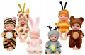 Mini lalka Natalia słodki bobas w śpioszkach zwierzątko Artyk_95227