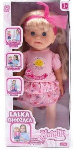 Lalka Natalia Chodząca interaktywna mówiąca i śpiewająca po polsku 40cm Artyk