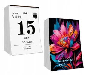 Kalendarz domowy zdzierak 77X110 mm