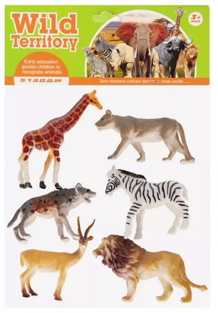 Zwierzęta Dzikie Figurki 6 szt. Mega Creative_95326