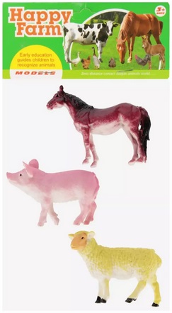 Zwierzęta domowe Figurki 3szt. Mega Creative_95329