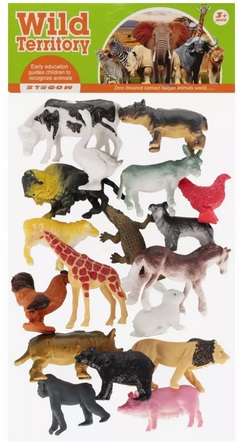 Zwierzęta dzikie i domowe Figurki 18szt. Mega Creative_95330