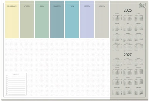 Kalendarz 2026/2027 Biuwar 59x40cm Colour 30K Interdruk_95363