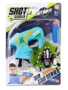 Pistolet na naboje piankowe + pająk cel Mega Creative